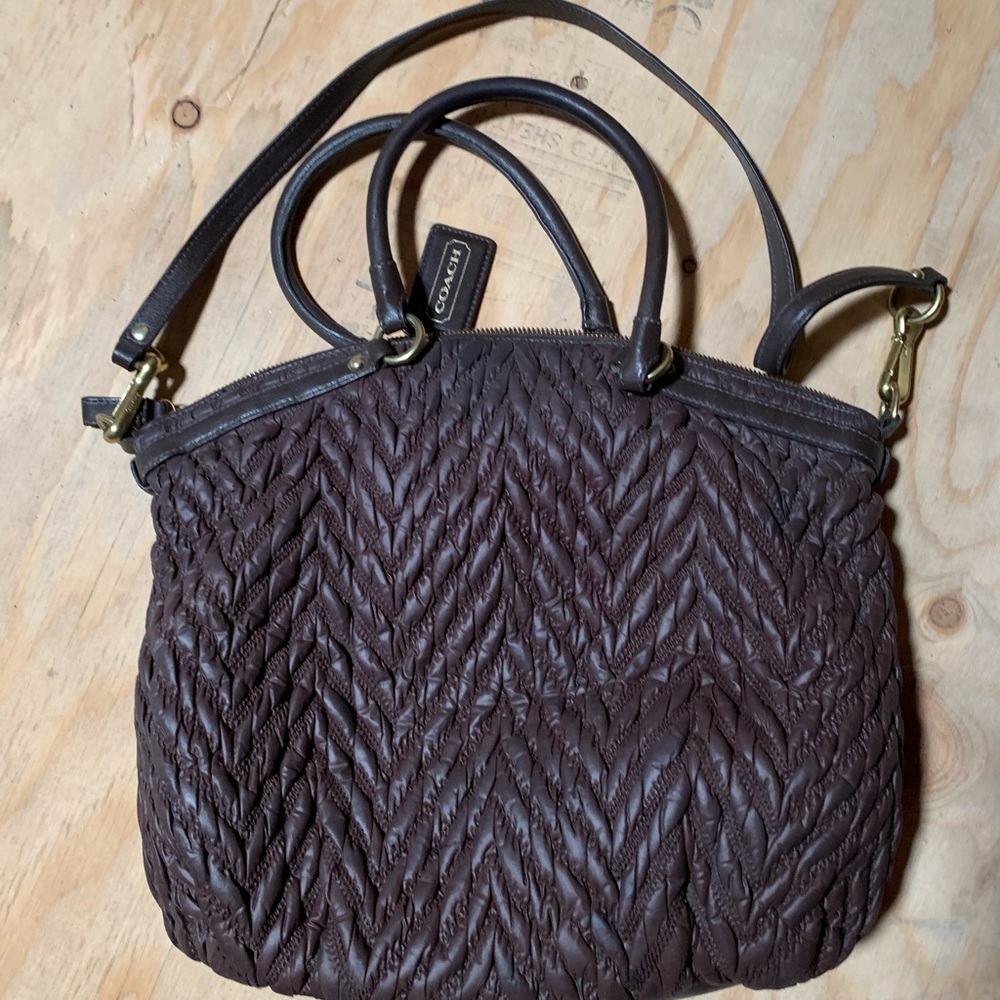 Brown Coach Purse - Picture 3 of 6